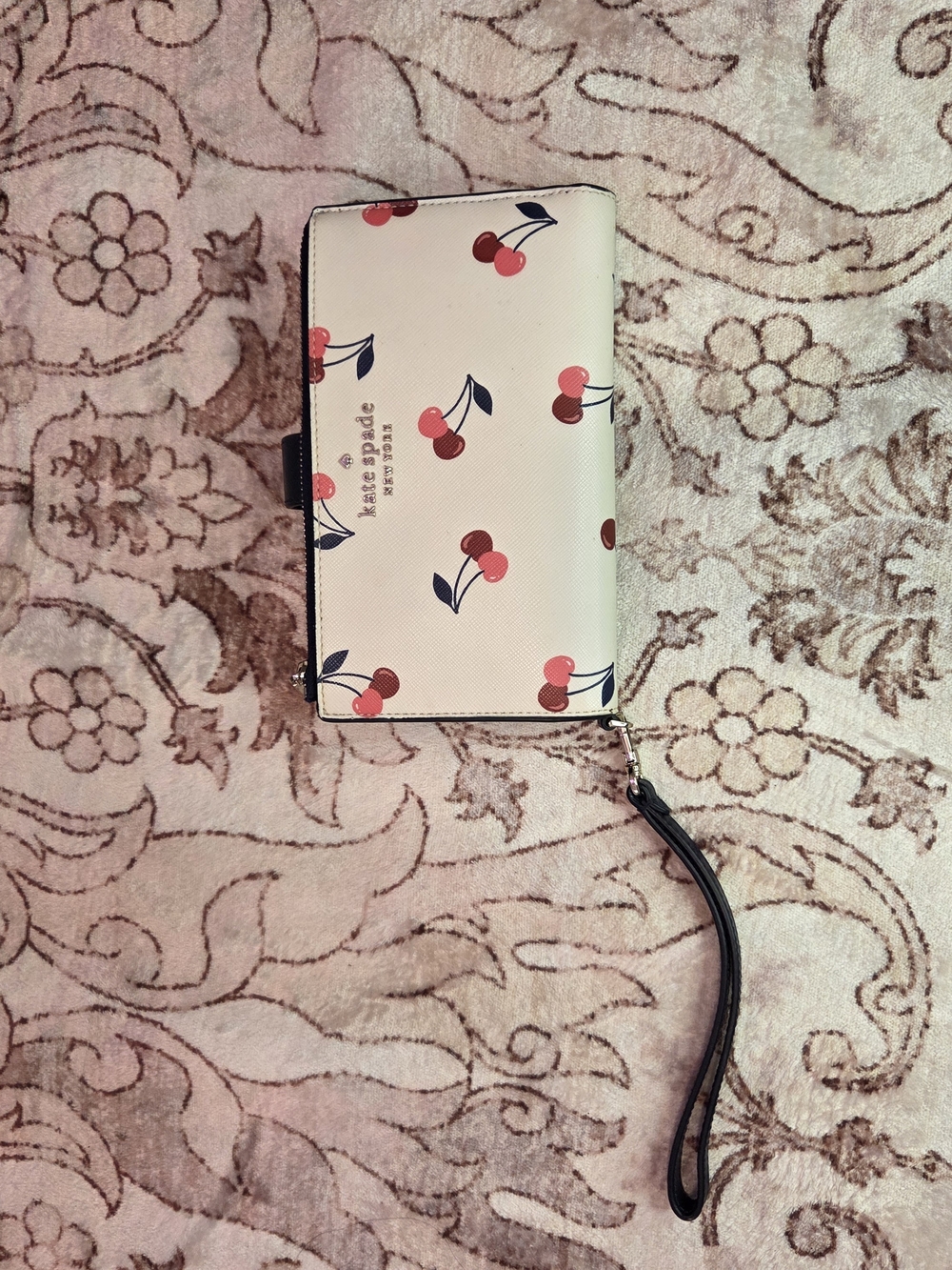 Kate Spade Staci Dancing Cherries Bifold Wallet